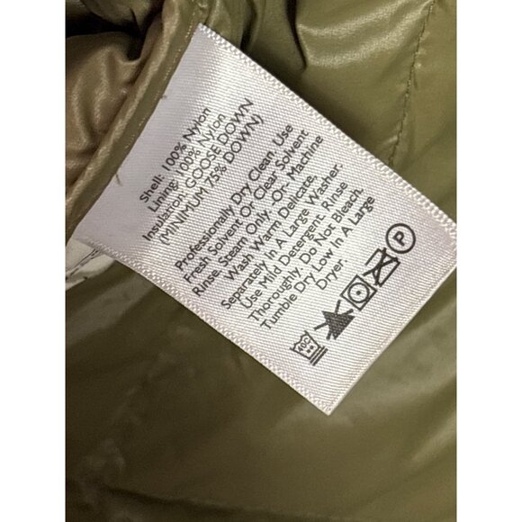 Vtg Eddie Bauer 550 Fill Power Down Jacket Mens M Blue Lightweight Down flawed - Picture 8 of 8